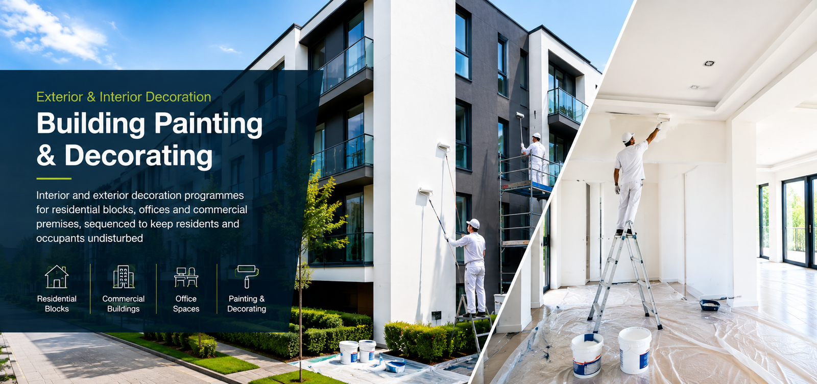Building Painting & Decorating — Prime Facilities & Management